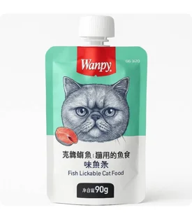 پودینگ گربه ونپی طعم ماهی سالمون 90 گرمی