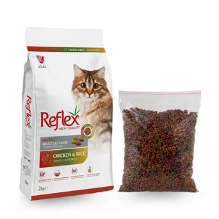 غذای خشک گربه مولتی کالر رفلکس (Reflex High Quality Multi Color Chicken) کیلویی