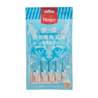 بستنی گربه 5 عددی با طعم مرغ ونپی – Wanpy